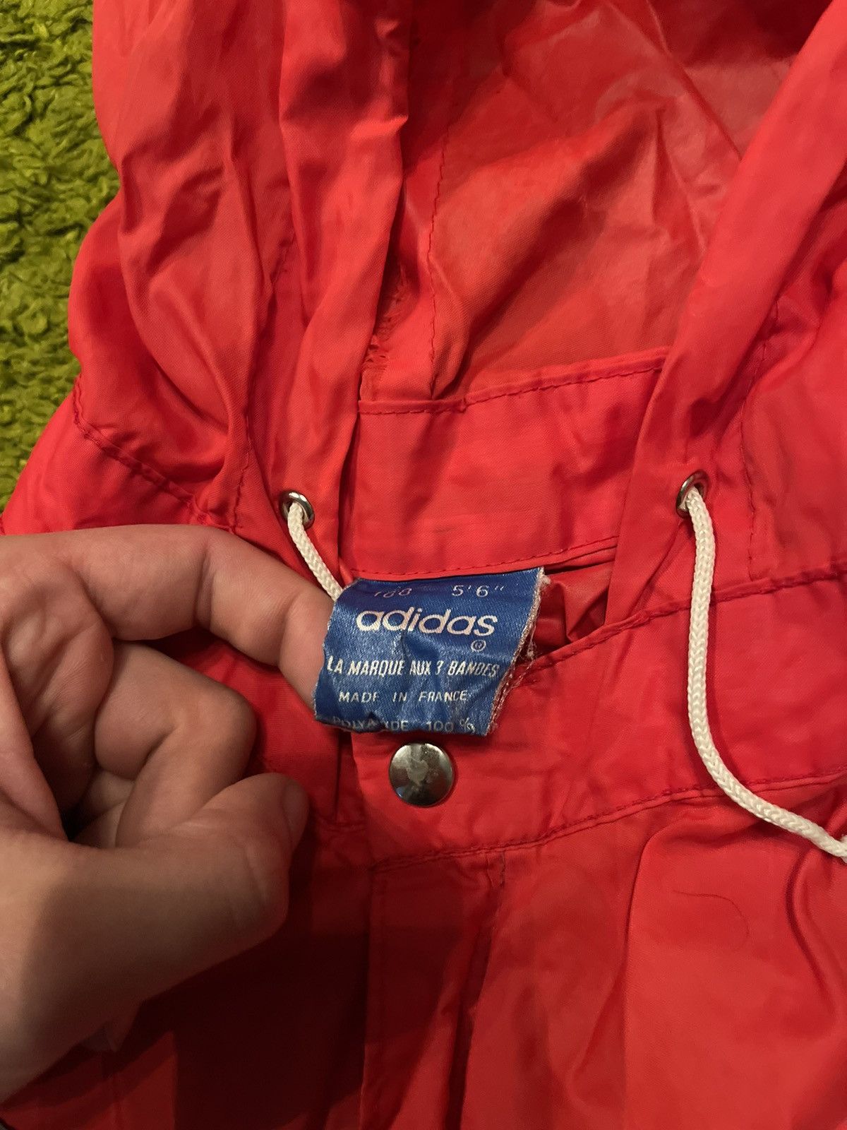 Adidas Adidas 1980s vintage light nylon jacket made in France Size US M / EU 48-50 / 2 - 5 Thumbnail