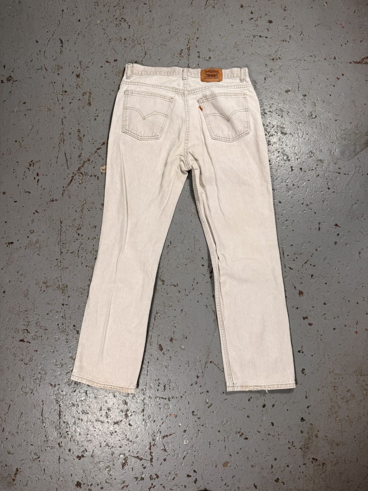 Levi's Vintage 1970 Orange Tag Levis Denim Jeans Size US 32 / EU 48 - 1 Thumbnail