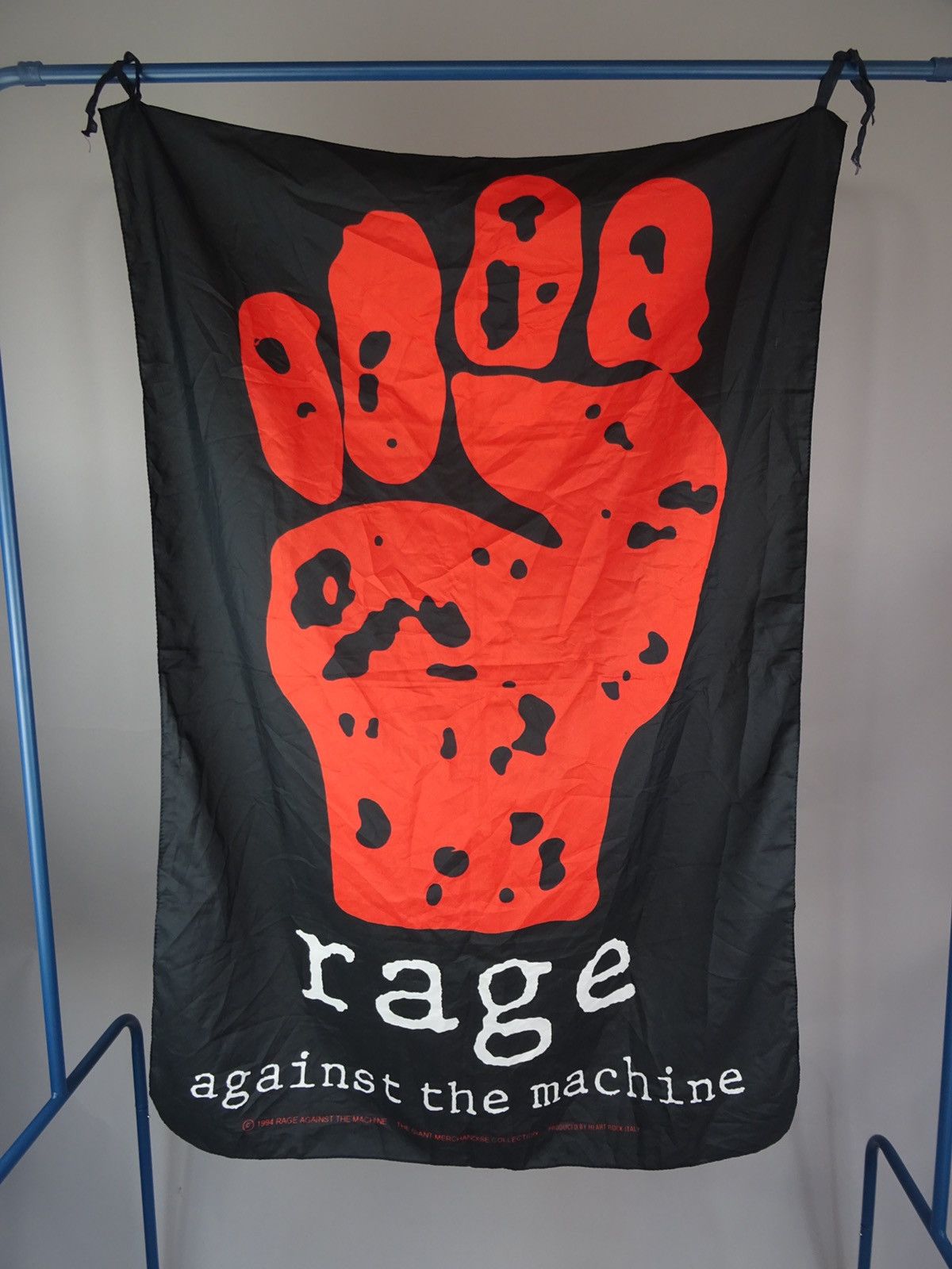 Vintage 1994 Vintage Rage Against the Machine Banner Flag Tapestry Size US M / EU 48-50 / 2 - 1 Thumbnail