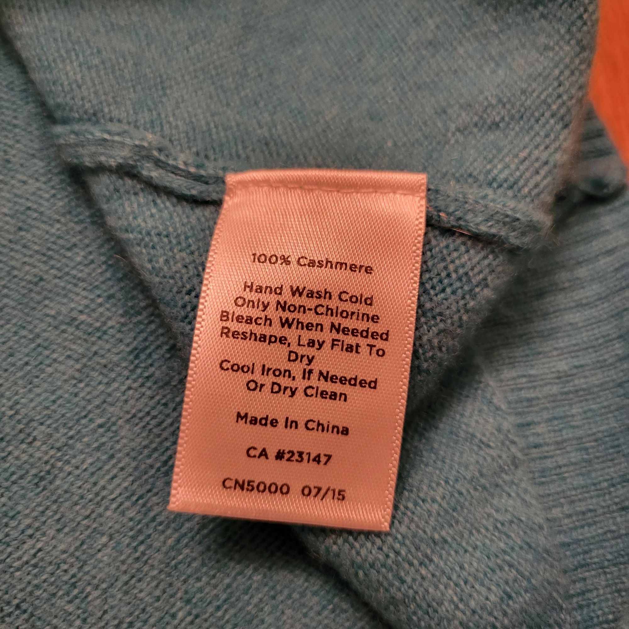 Talbots Talbots Blue Cashmere Sweater L Crew Neck Pullover Soft Cozy Size L / US 10 / IT 46 - 4 Thumbnail