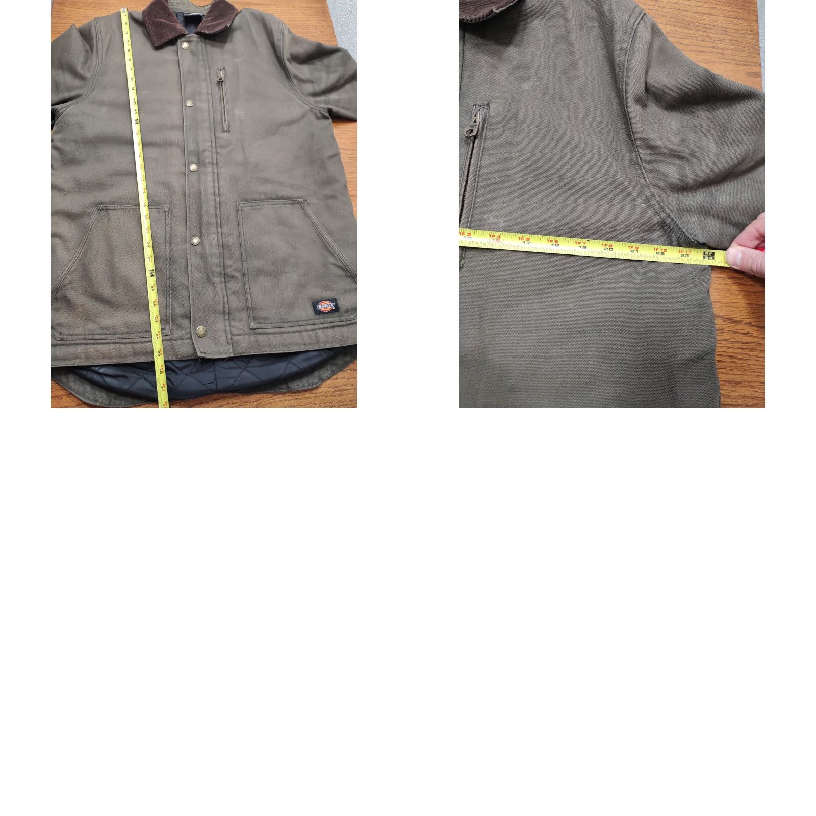 Dickies VINTAGE Dickies Green Duck Canvas Quilt Chore Outdoor Work Coat Jacket Large Size US L / EU 52-54 / 3 - 10 Thumbnail