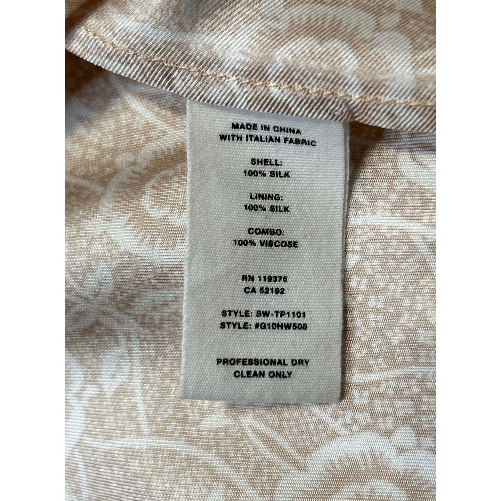 Helmut Lang Helmut Lang Peach Silk Ornamental Floral Tank Ladies Womens M Casual Size M / US 6-8 / IT 42-44 - 7 Thumbnail