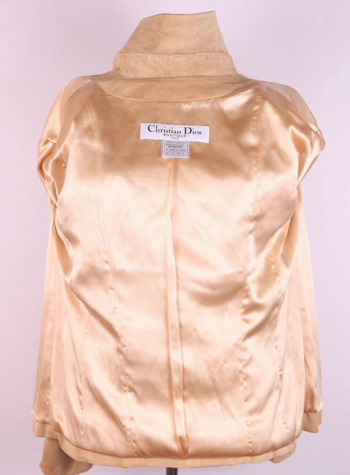 Dior Christian Dior Galliano 2000 Suede Leather Button Shirt Size M / US 6-8 / IT 42-44 - 3 Thumbnail