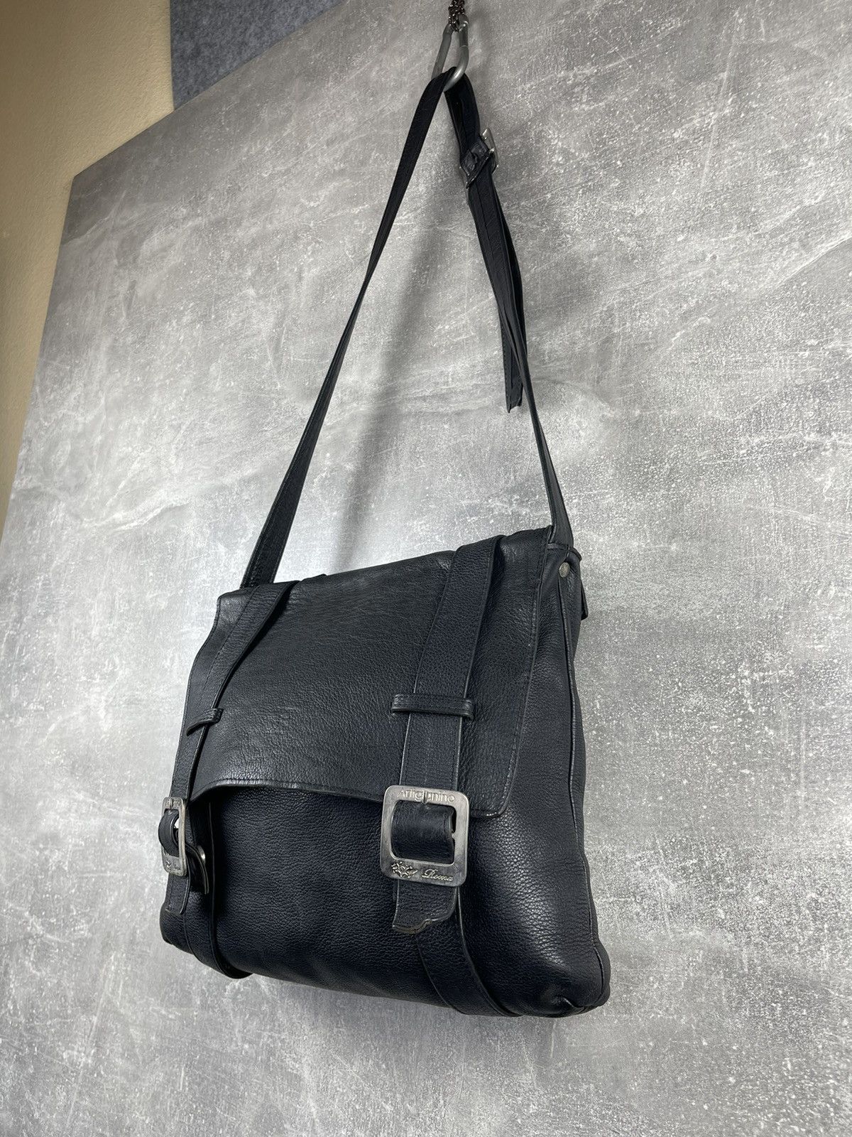 Other Artigianino Artisanal Italian Leather Messenger Shoulder Bag Size ONE SIZE - 2 Thumbnail