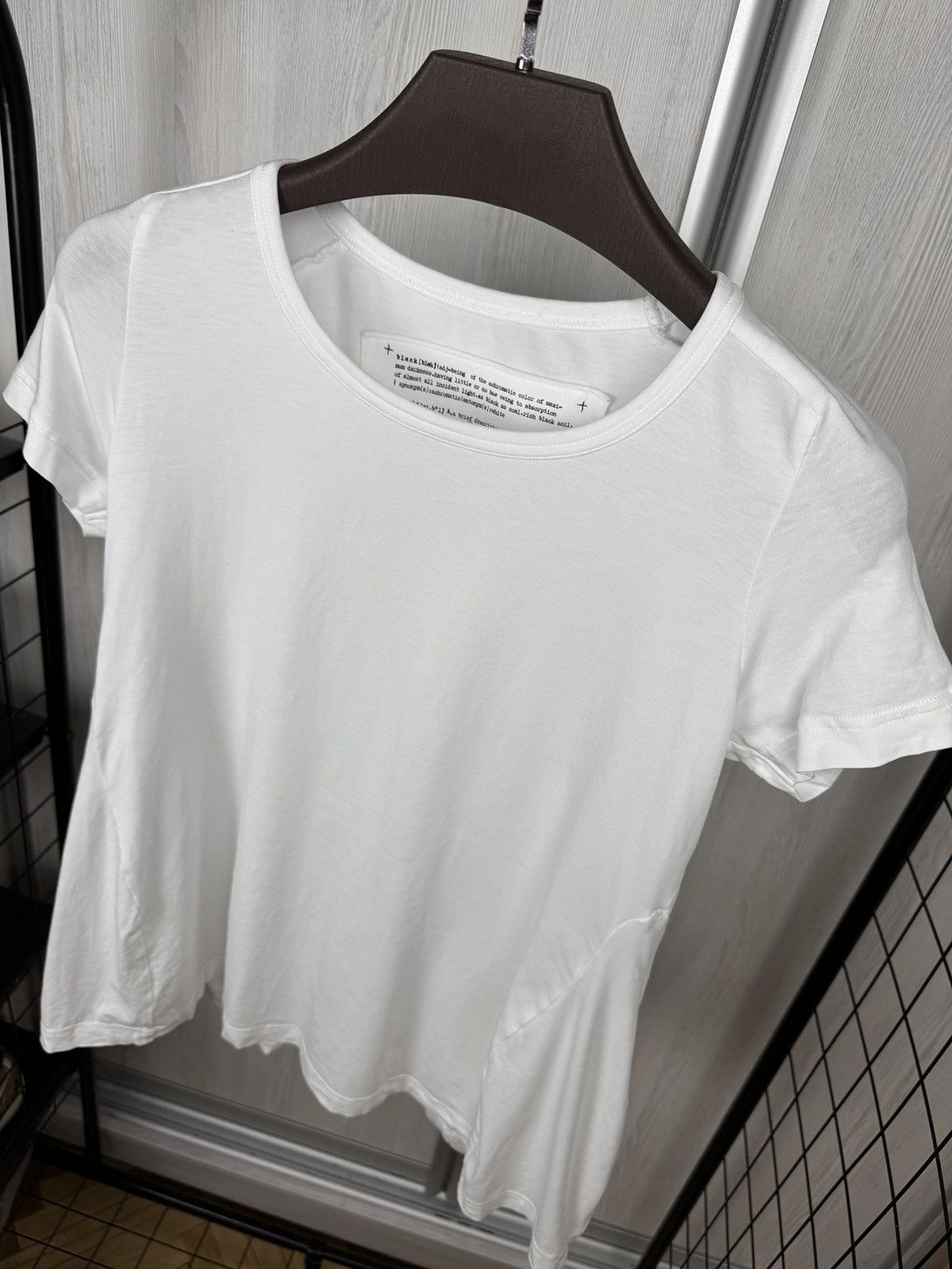 Rundholz Rundholz Black Label Blacktone white flared SS tee shirt Size S / US 4 / IT 40 - 7 Thumbnail