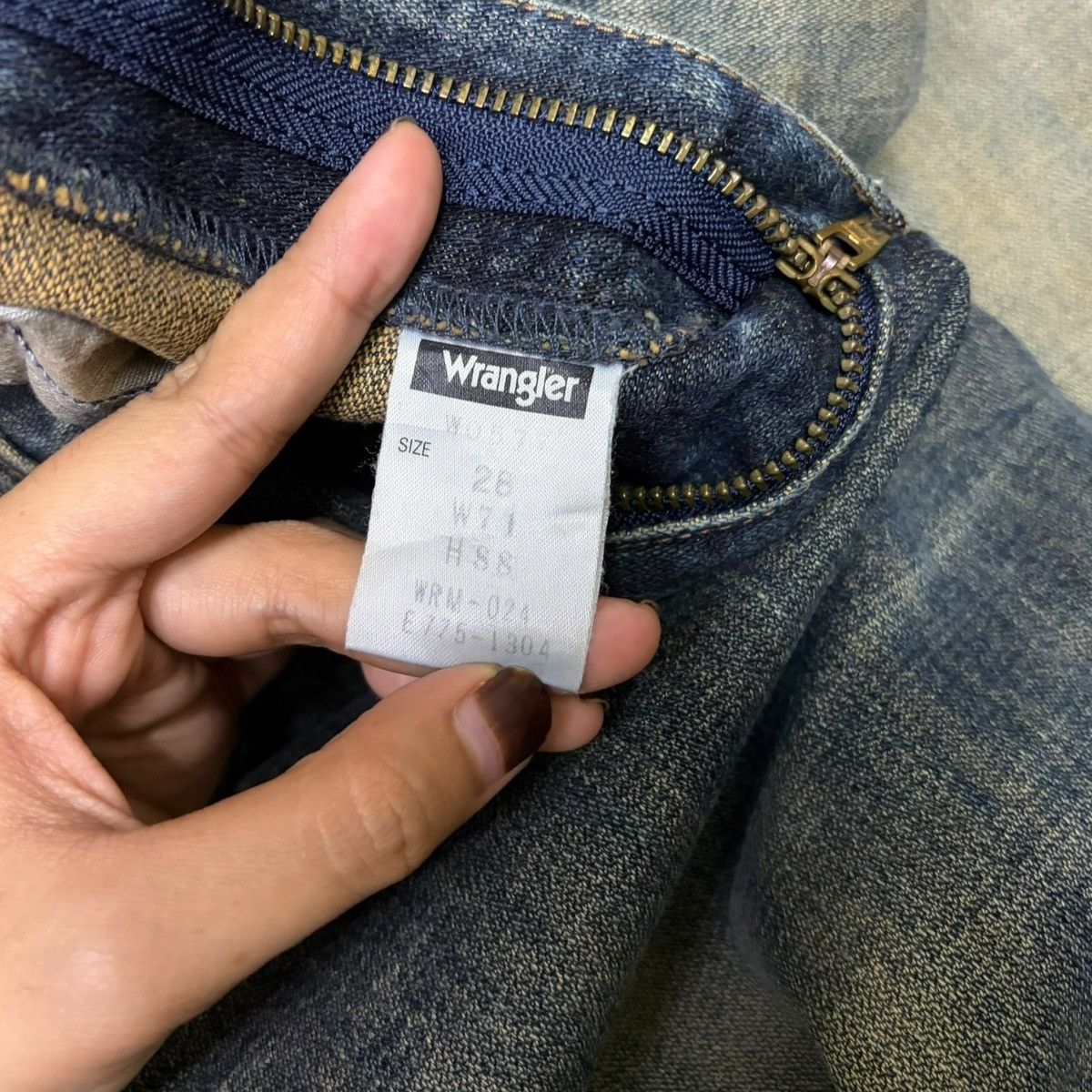 Vintage Wrangler Mud Wash Distressed Flare Jeans