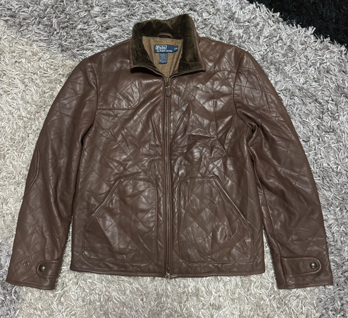 Polo Ralph Lauren × Vintage VINTAGE POLO RL LEATHER JACKET JAPAN Size US M / EU 48-50 / 2 - 1 Thumbnail