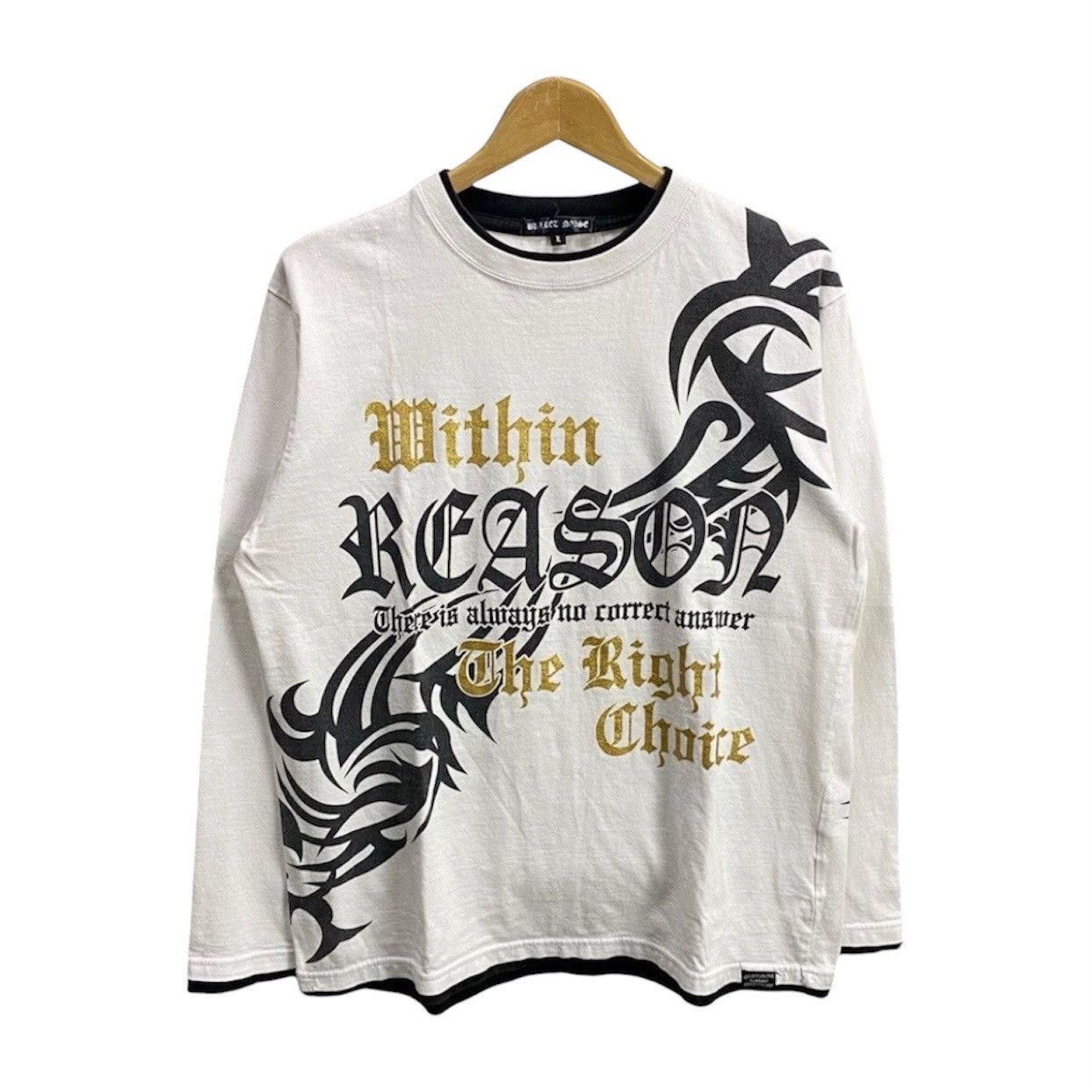 Bullet Noise Vintage Y2K Bullet Noise Within Reason Tribal Tattoo Graphic Size US L / EU 52-54 / 3 - 1 Thumbnail