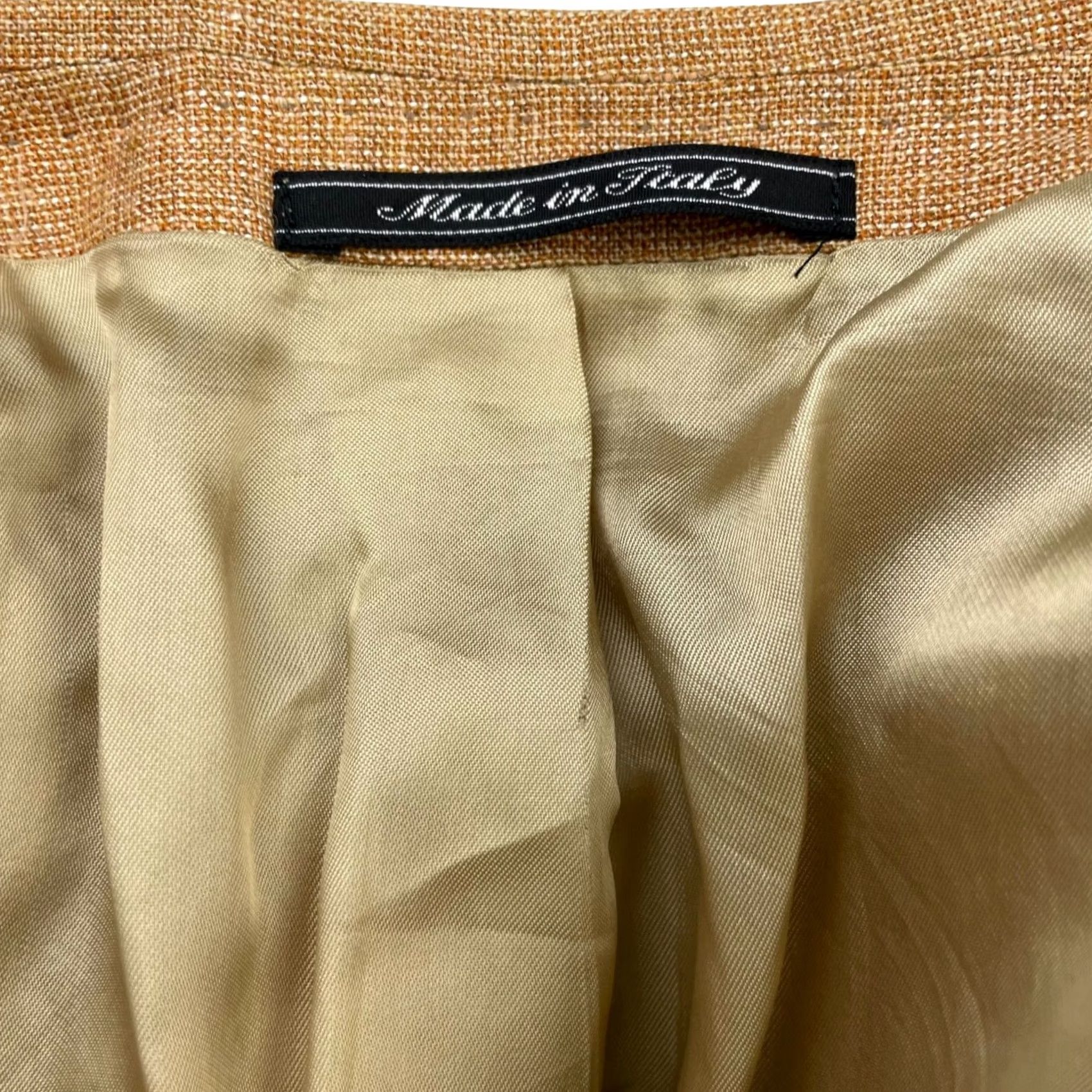 Zanella Zanella Men's Blazer Wool/Linen 2-Button Beige/Khaki/Tan Italy 40R Size 40R - 5 Thumbnail