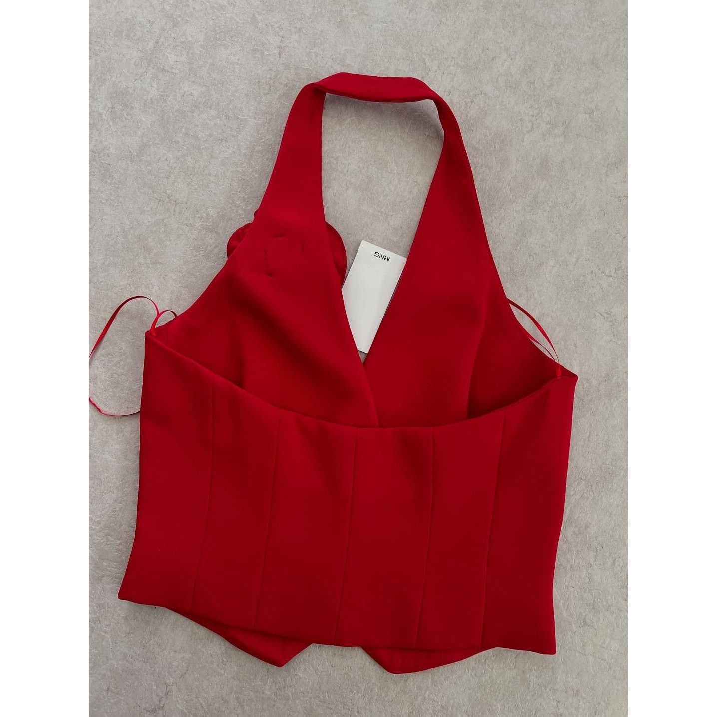 Mango RARE!!! MANGO BLOGGER FAVE!!! Halter Neck Vest NWT Size M / US 6-8 / IT 42-44 - 24 Thumbnail