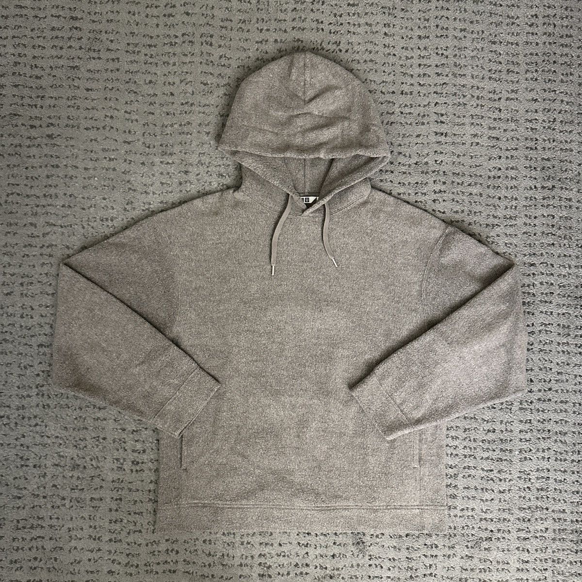 UNIQLO U WIDE FITTED FLEECE PULLOVER HOODIE