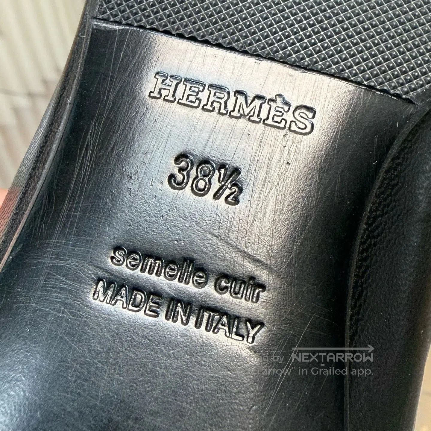Hermes Hermes Black H. Size US 7.5 / IT 37.5 - 8 Thumbnail