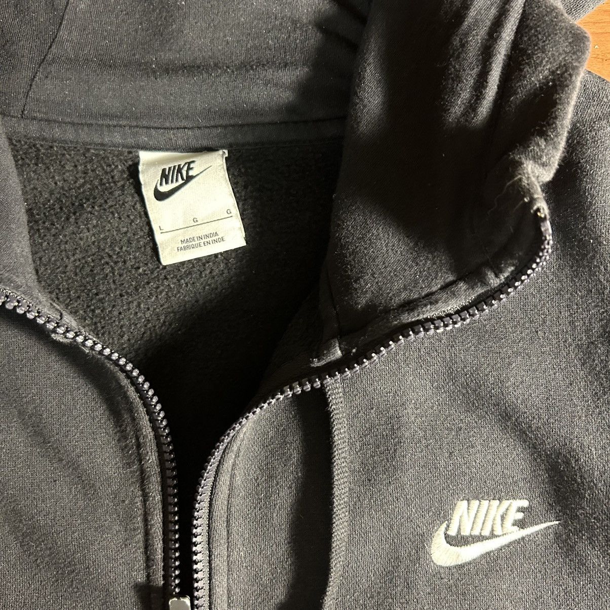 Nike Nike Black Zip Hoodie — Men’s Large Size US L / EU 52-54 / 3 - 3 Thumbnail