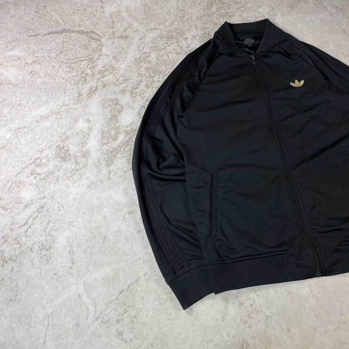 Adidas × Vintage Vintage Adidas Originals Stripe Big Logo Track Bomber Jacket Size US M / EU 48-50 / 2 - 4 Thumbnail