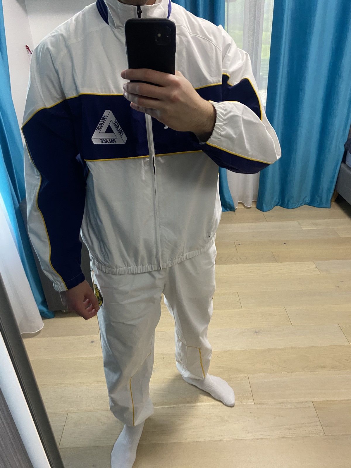 Palace Palamat Palace Shell Tracksuit White Size US L / EU 52-54 / 3 - 6 Thumbnail