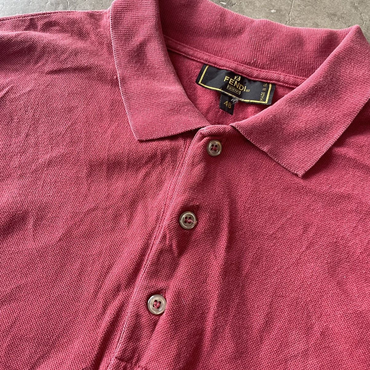 Fendi Fendi Longsleeve Polo Shirt Size US L / EU 52-54 / 3 - 4 Thumbnail
