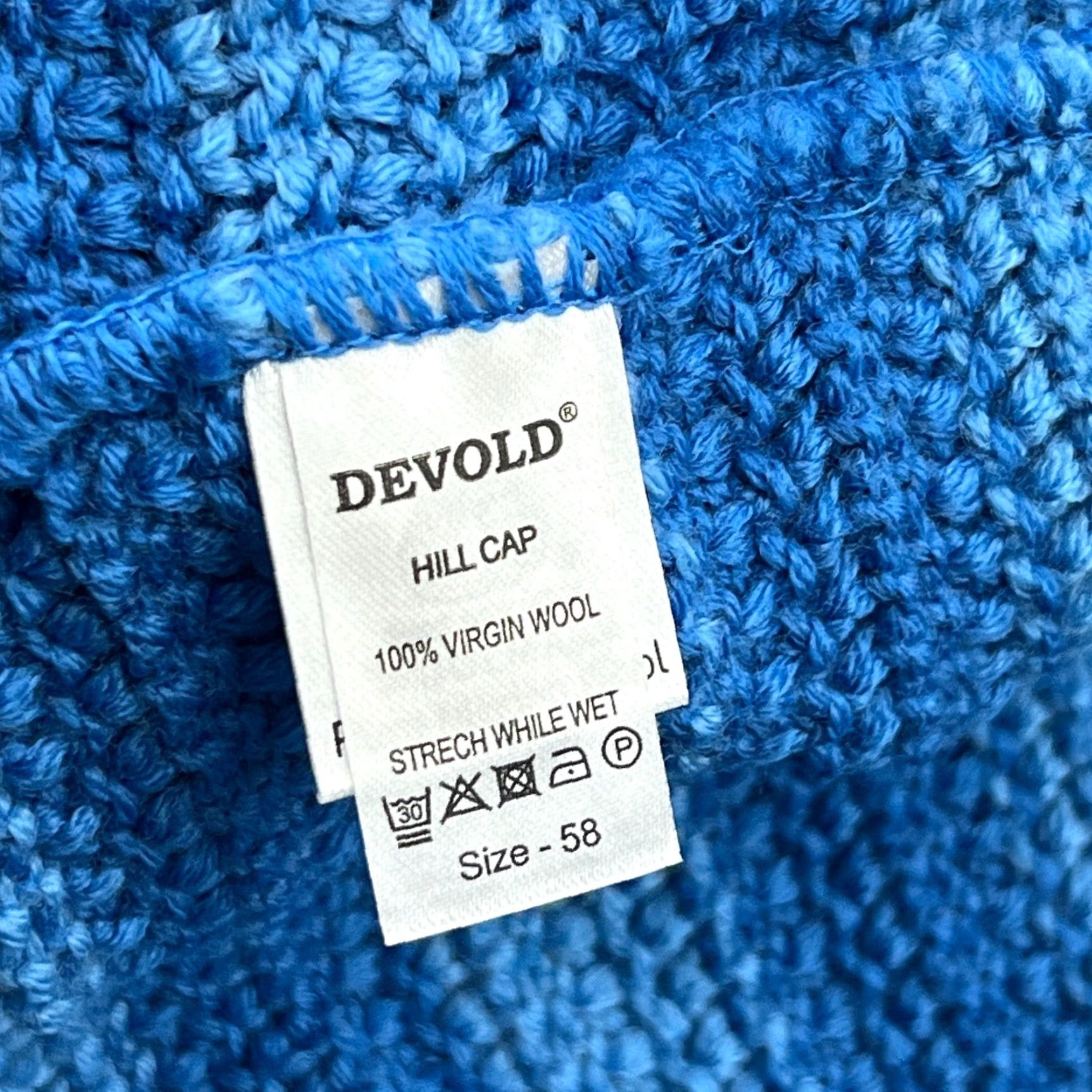 Vintage VINTAGE Devold Hill Beanie Hat Cap 58 Blue 100% Virgin Wool Wool Beanie Mens Womens Unisex Adults Thermal Knit Cap 58 Blue Size ONE SIZE - 5 Thumbnail
