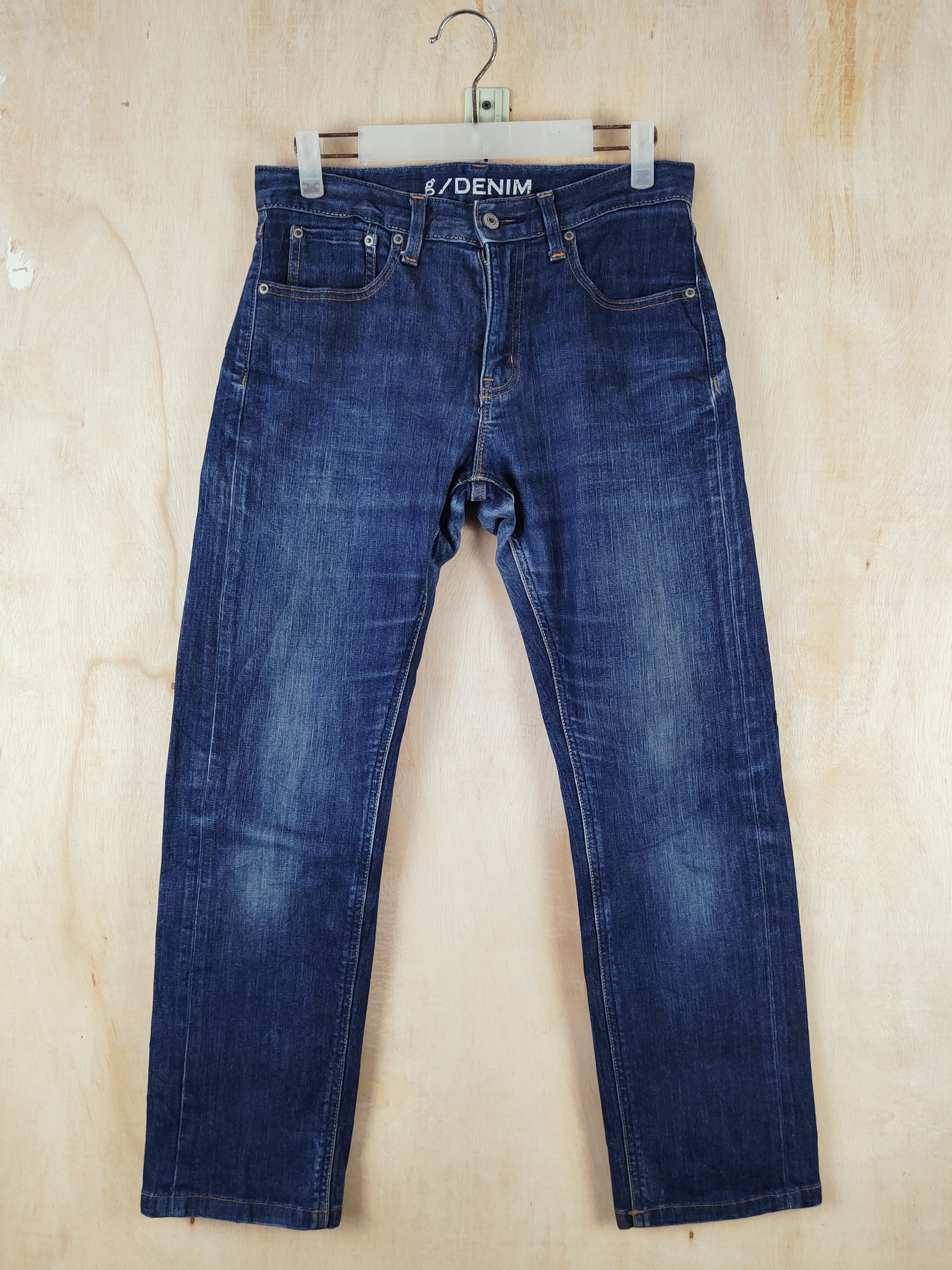 g/denim Blue Distressed Ripped Jeans #S2649