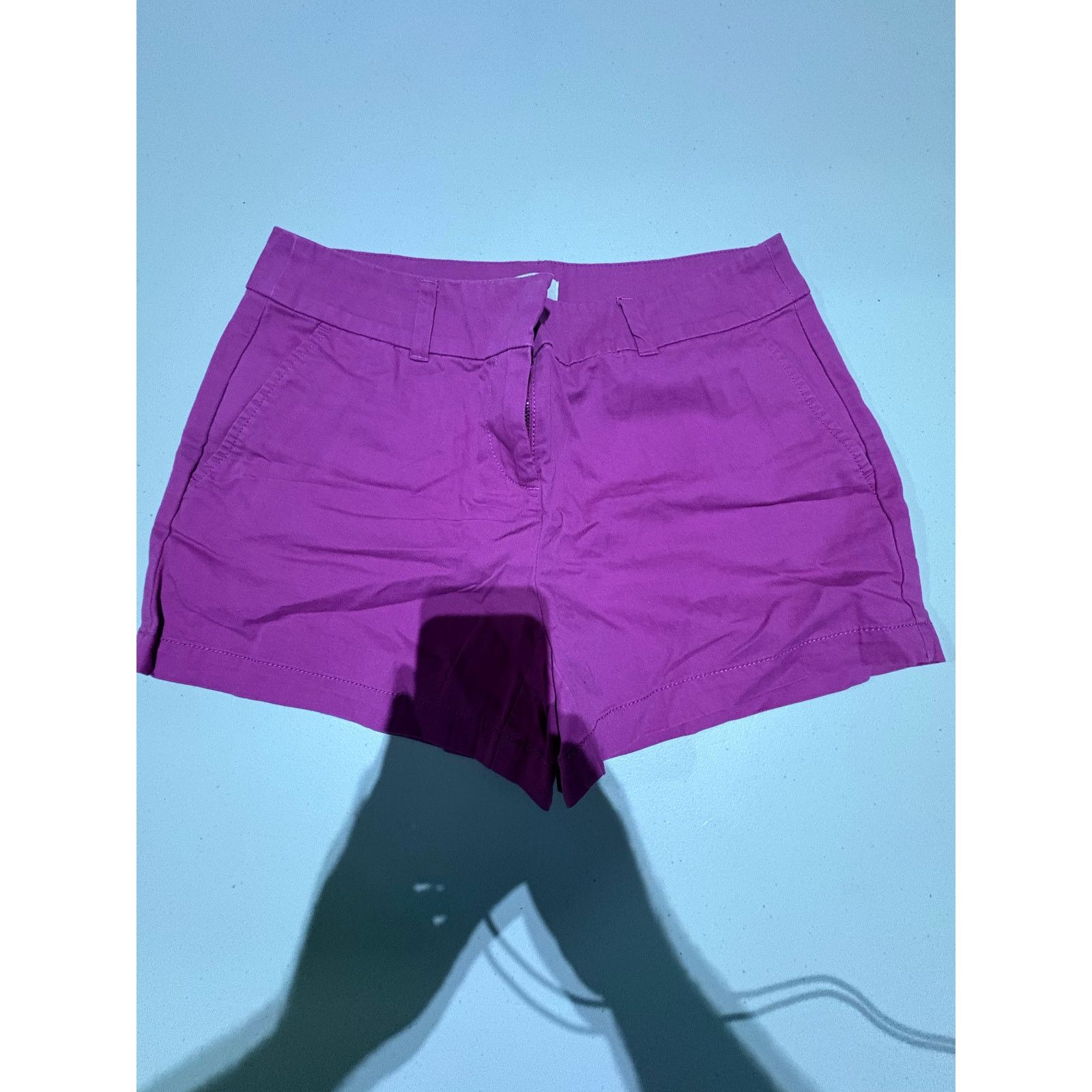 Loft LOFT Outlet Women’s Purple Chino Shorts Size 4 4” Inseam Size 27" / US 4 / IT 40 - 2 Thumbnail