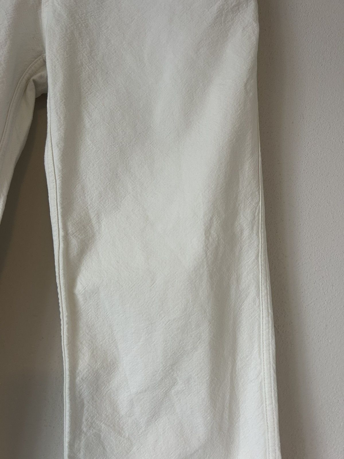 Haider Ackermann Haider Ackermann White Frayed Hem Pants Size 50 Size US 34 / EU 50 - 5 Thumbnail