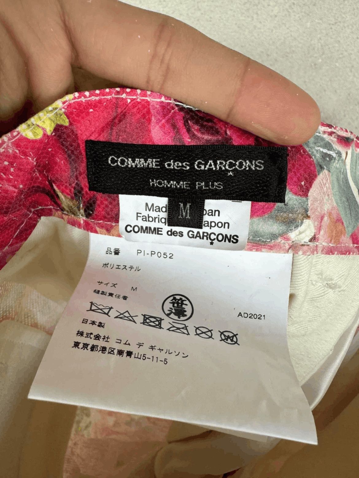 Comme des Garcons Sz M Comme Des Garcons Homme Plus AD2021 Flower Pants-2505 Size US 32 / EU 48 - 7 Thumbnail
