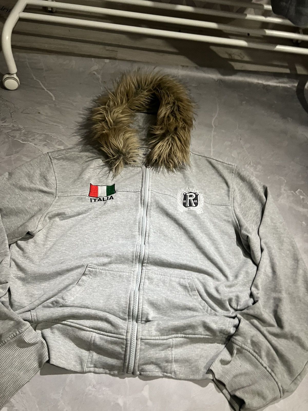 Japanese Brand Minimalist Streetwear Hoodie / Archive Glam Y2K / Swag Gray Size US XXL / EU 58 / 5 - 5 Thumbnail