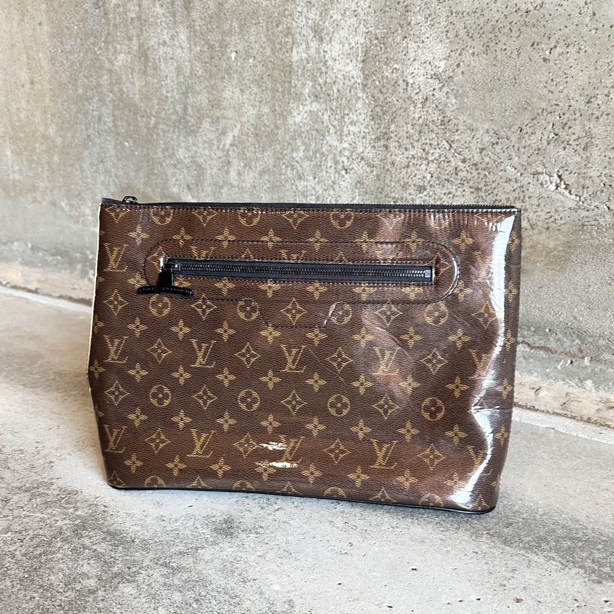 Louis Vuitton × Virgil Abloh 2018 Monogram Glaze Pochette Cosmos Size ONE SIZE - 2 Thumbnail