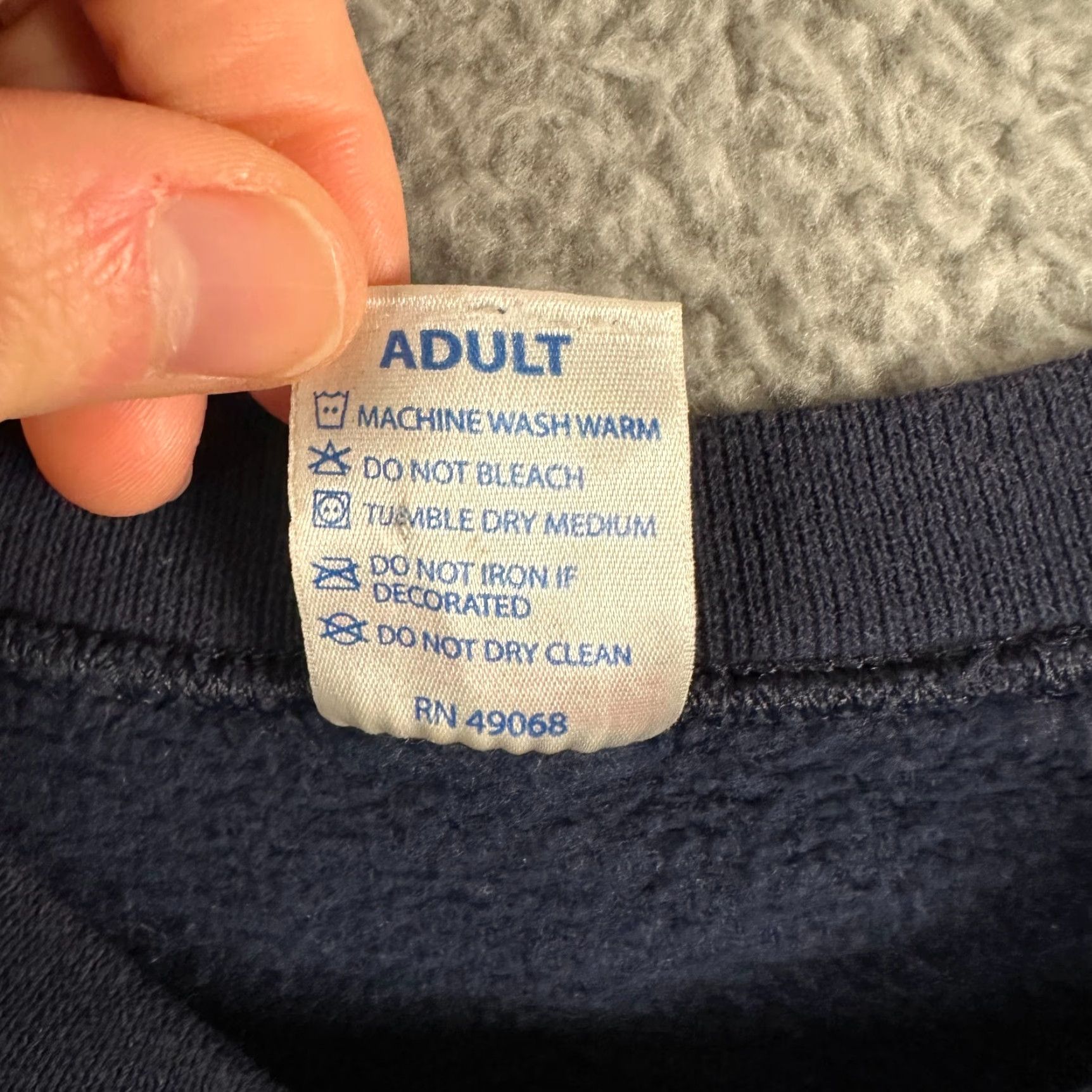 Soffe VINTAGE Soffe Sweatshirt Navy US Navy Size Medium Regular Crew Neck Men Navy 90s USA University Nautical Sports Pullover Size US M / EU 48-50 / 2 - 4 Thumbnail