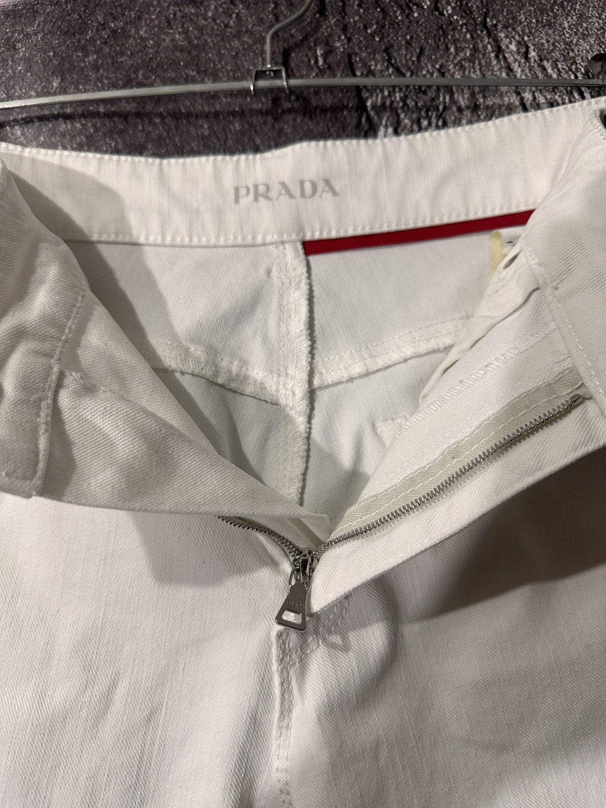 Prada Vintage Prada white jeans Size 27" / US 4 / IT 40 - 4 Thumbnail