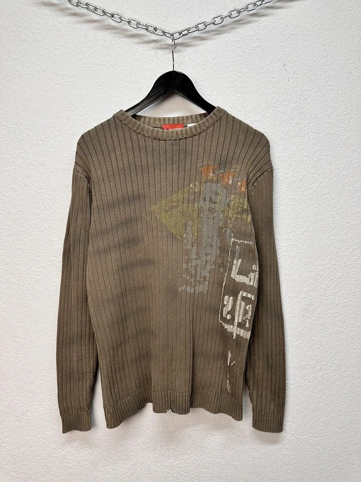 The Lost Explorer 👉 Y2K Gothic Avantgarde Distressed Sweater Gautier Japan Size US M / EU 48-50 / 2 - 2 Thumbnail