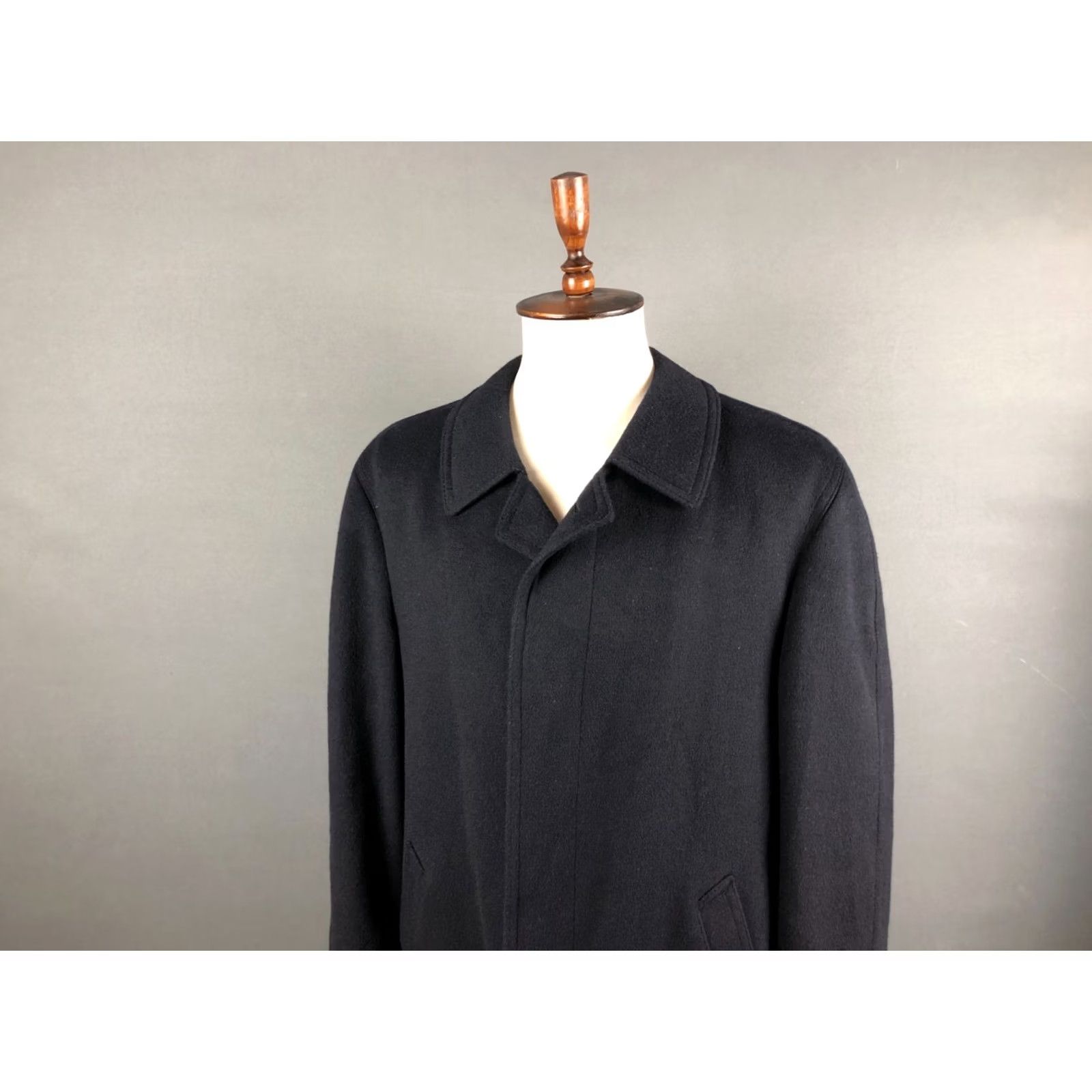 Vintage Steinbock Coat Mens Loden EU 54 Dark Blue Wool Blend Overcoat Long Wool Blend Solid Blue Men’s Regular Size 54 Austria Brand Steinbock Size US L / EU 52-54 / 3 - 5 Thumbnail