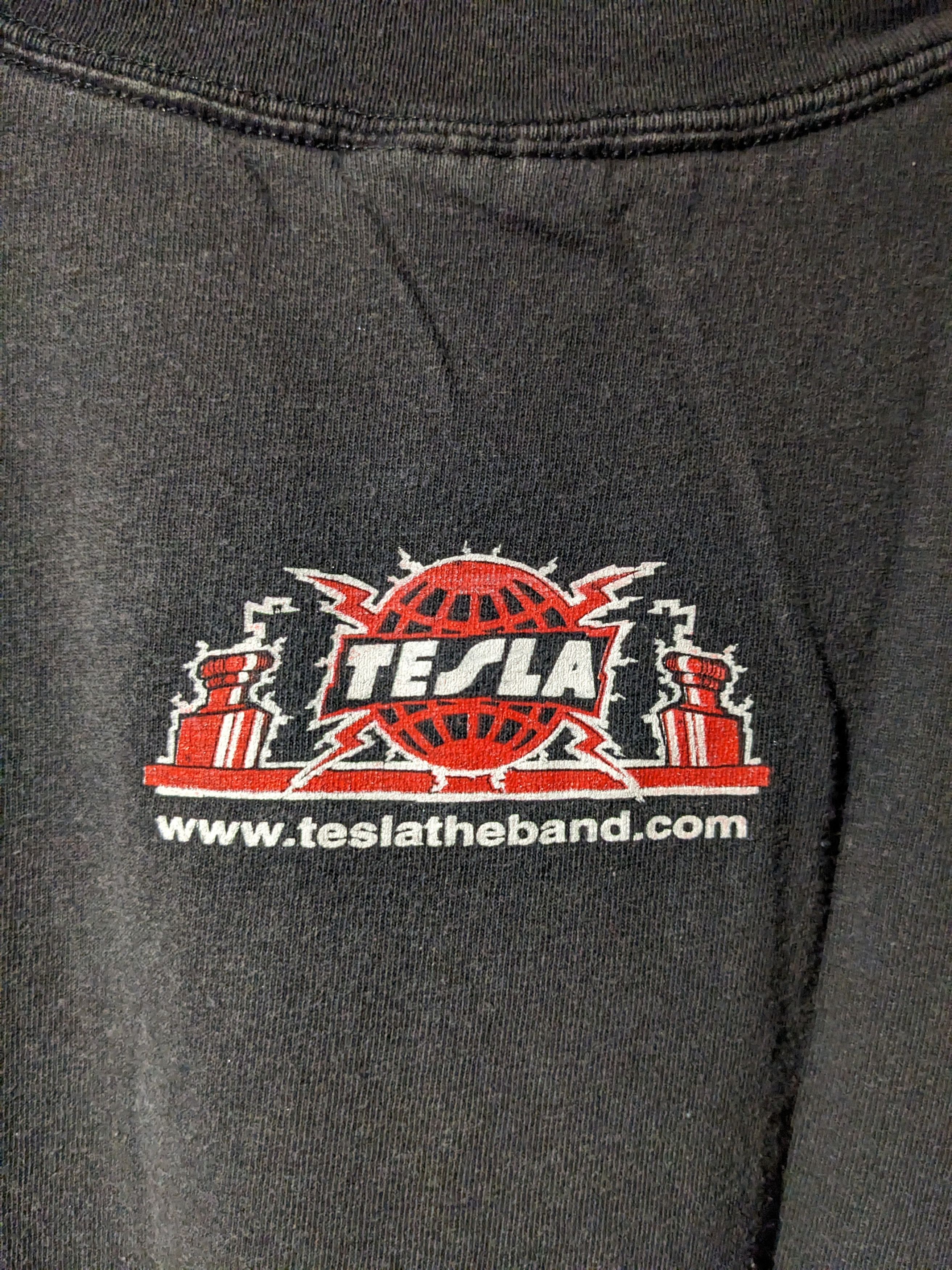 Band Tees × Vintage Vintage 2006 Tesla Replugged Band Tour Black Large T-Shirt Size US L / EU 52-54 / 3 - 7 Thumbnail