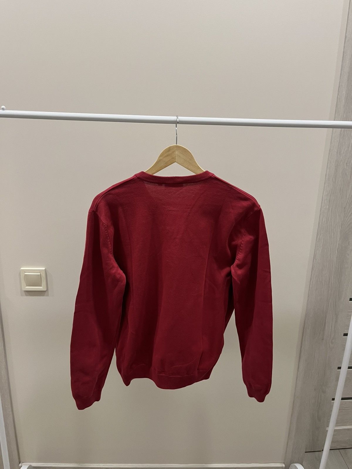 Hugo Boss Hugo Boss Merino Wool V-Neck Jumper Sweater Size US M / EU 48-50 / 2 - 4 Thumbnail