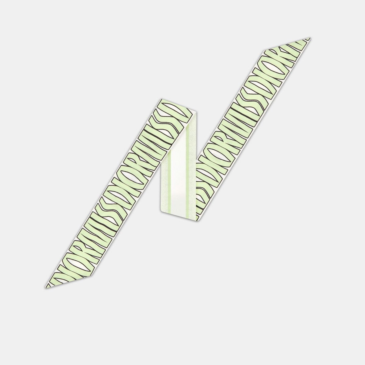 Dior o1bcso1str0226 Size:OS/Allover Mitzah Scarf in White/Green Size ONE SIZE - 2 Thumbnail