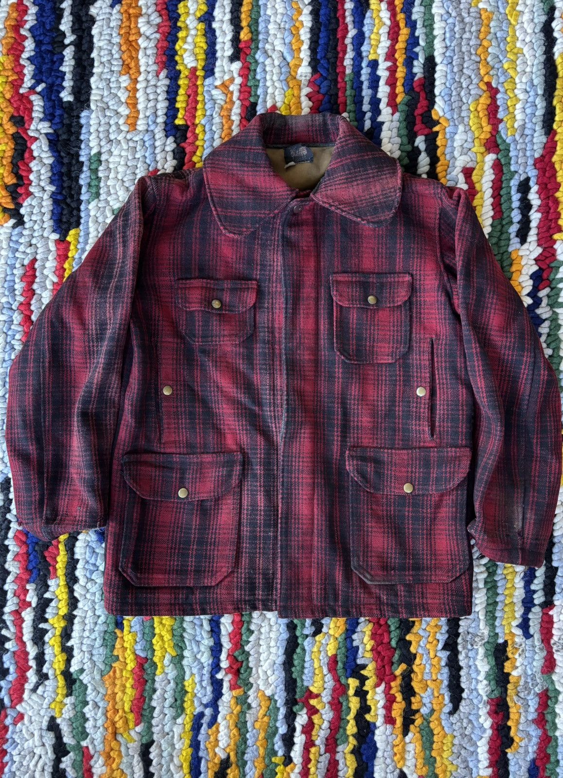 Woolrich Woolen Mills 1950s Woolrich Plaid Hunting Jacket Size US M / EU 48-50 / 2 - 1 Thumbnail
