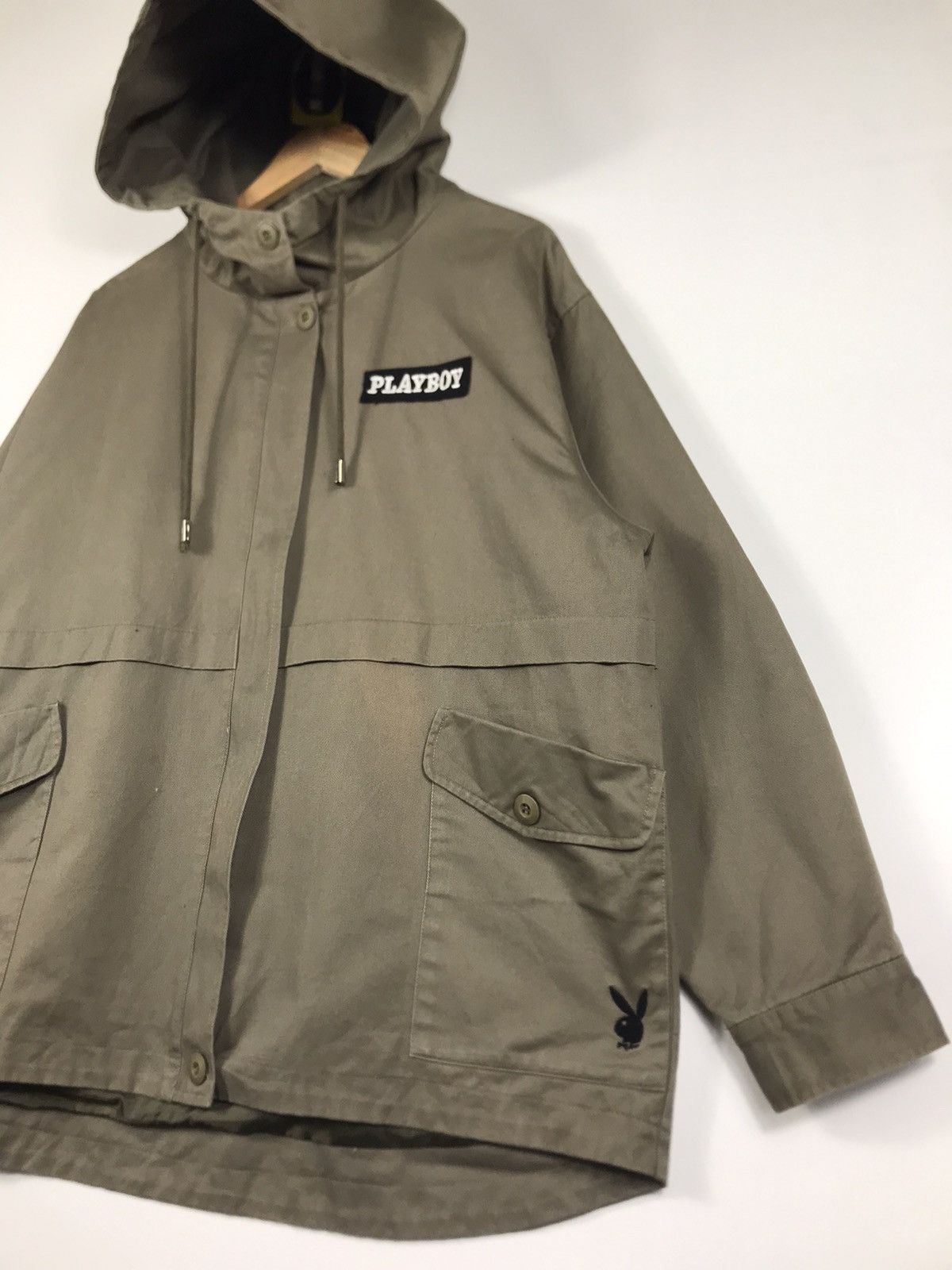 Japanese Brand × Playboy 🔥PlayBoy Hooded Baggy Style Zipper Jacket Size US M / EU 48-50 / 2 - 3 Thumbnail