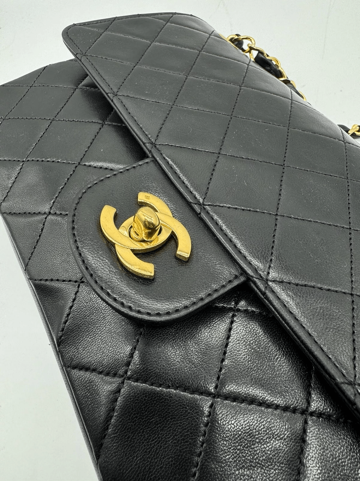 Chanel Chanel Double Flap Lamb Medium Size ONE SIZE - 4 Thumbnail