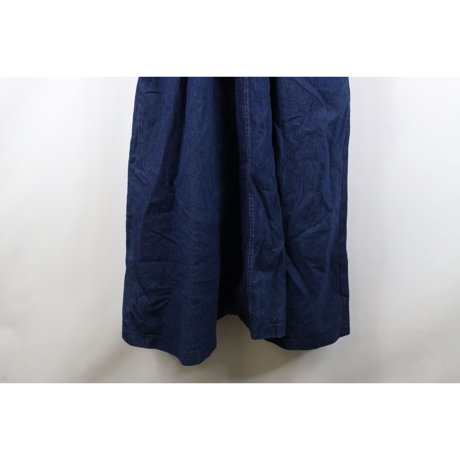 Vintage Deadstock Vintage 70s 80s Streetwear Long Sleeve Denim Dress Size M / US 6-8 / IT 42-44 - 20 Thumbnail