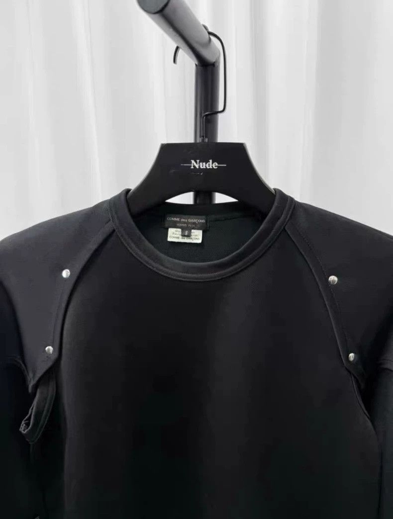 Comme des Garcons Comme Des Garcons Riveted hollow hoodie 2505-Nextarrow Size S / US 4 / IT 40 - 2 Thumbnail