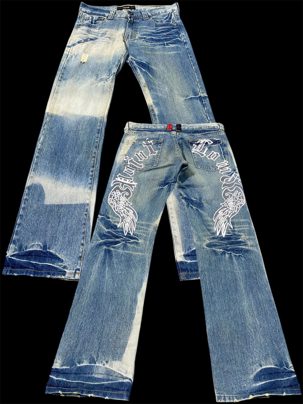 Hysteric Glamour × If Six Was Nine × Japanese Brand Flare Jeans Japan Limited Distressed Vintage act190 Size US 32 / EU 48 - 1 Thumbnail
