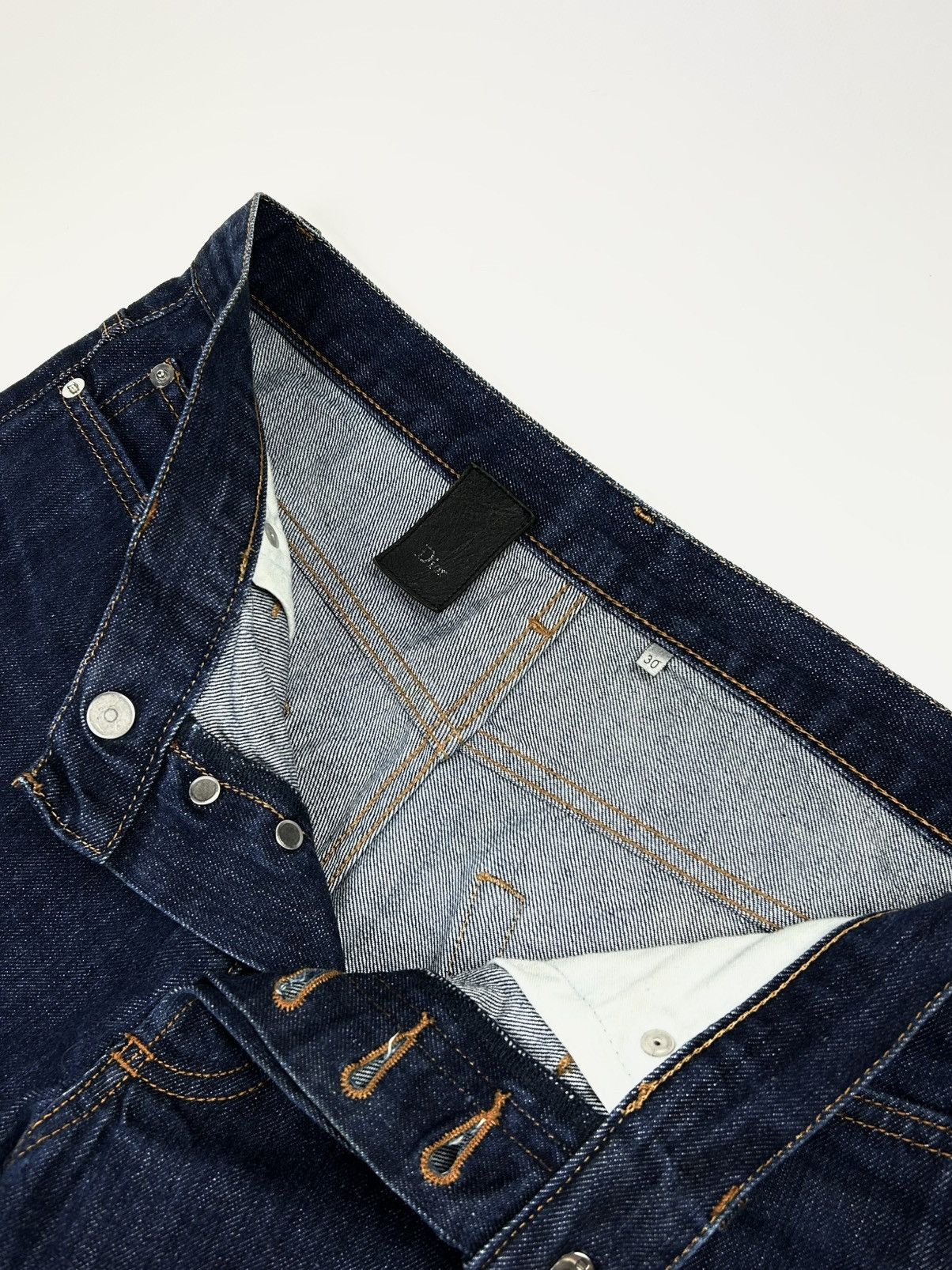 Christian Dior Monsieur × Vintage Rare Luxury Christian Dior Jeans Navy Denim Pants vintage Size US 30 / EU 46 - 7 Thumbnail