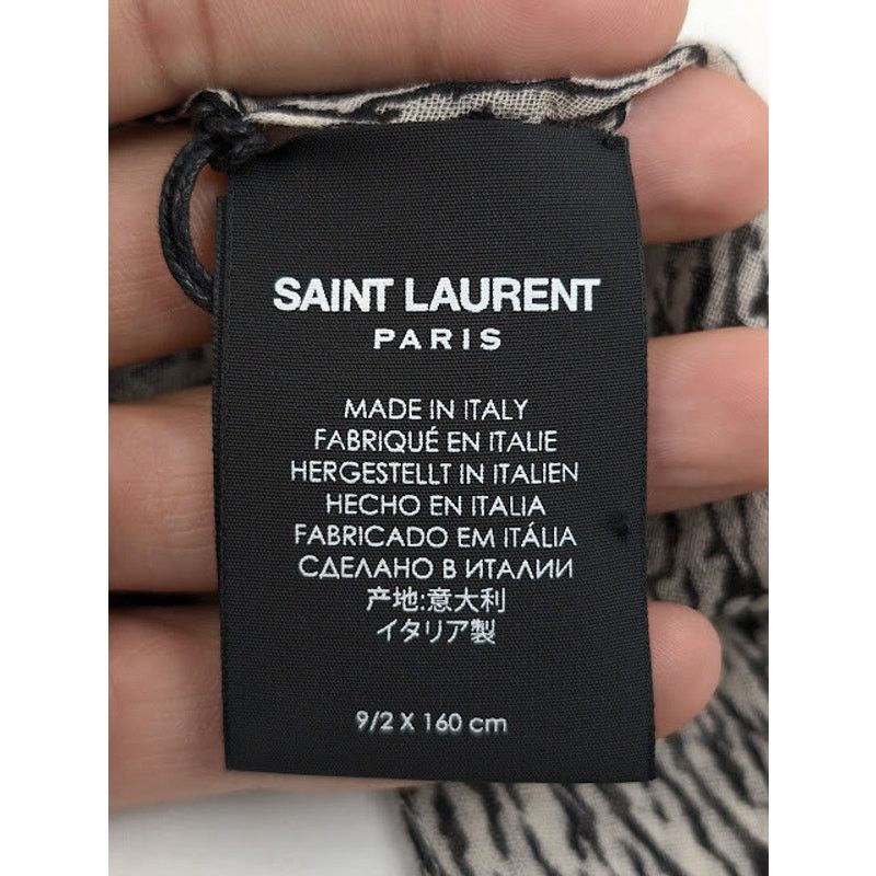 Saint Laurent Paris o1rshd1 Size: OS / Zebra Print Wool Etamine Size ONE SIZE - 11 Thumbnail