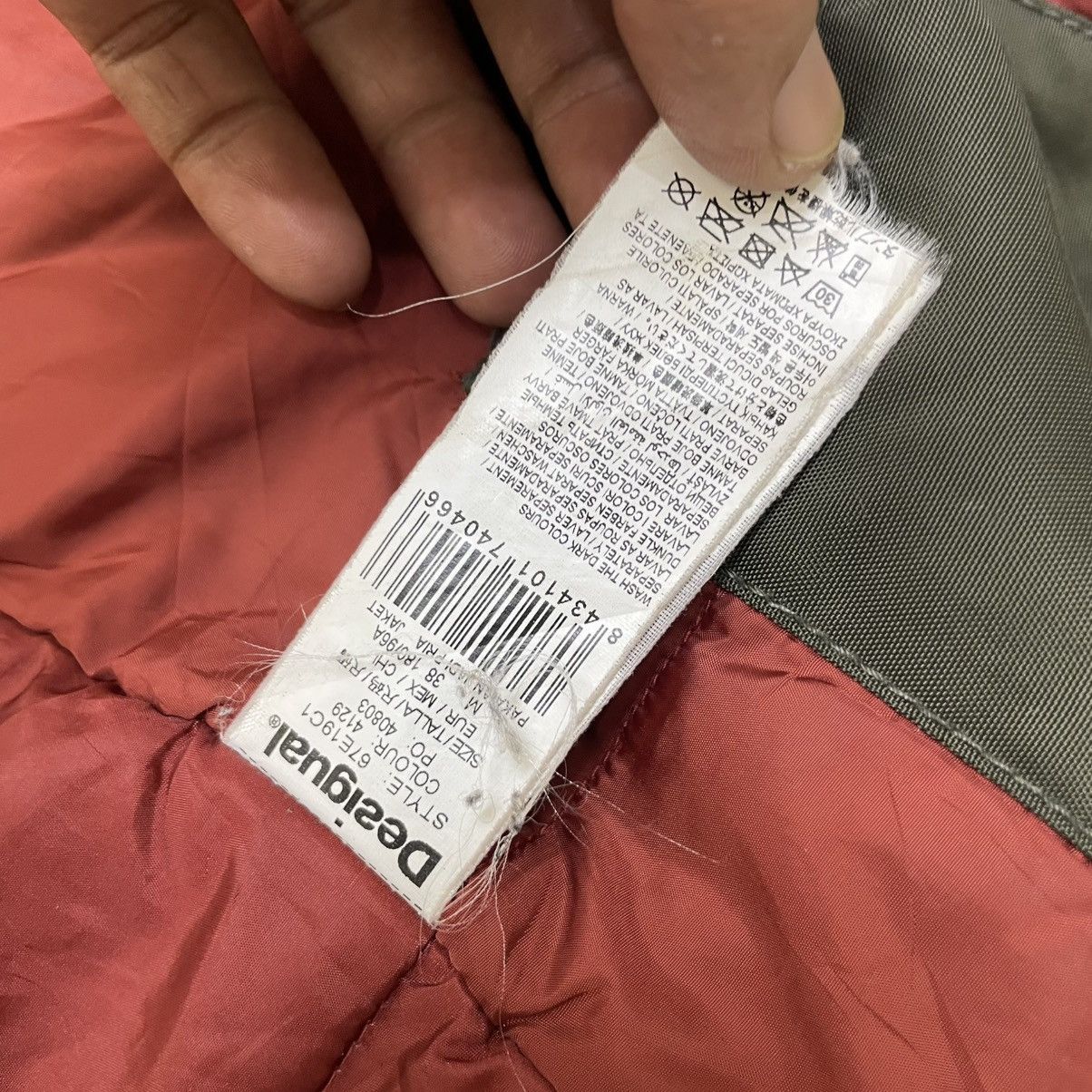 Desigual Vintage Desigual Man Padded Parka Inspired Army Field Jacket Size US M / EU 48-50 / 2 - 5 Thumbnail