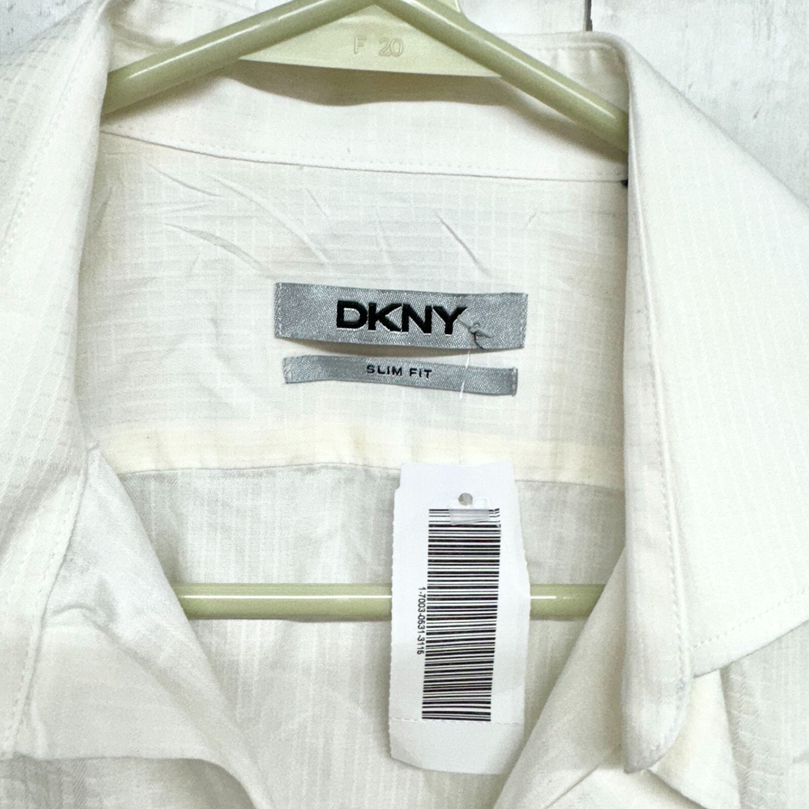 DKNY DKNY Shirt Men Slim Fit LG Collared Long Sleeve Button Down Size US L / EU 52-54 / 3 - 2 Thumbnail