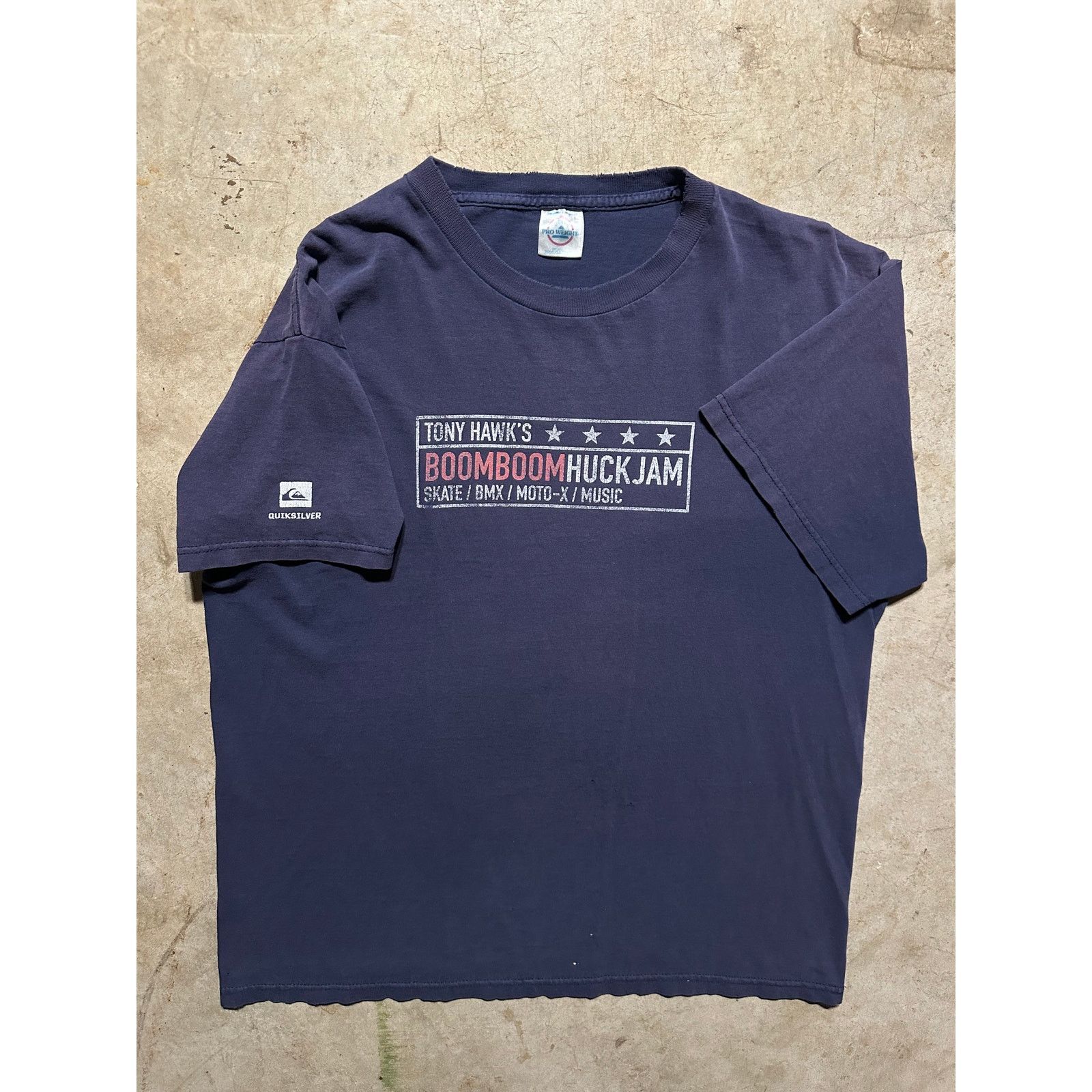 Quiksilver × Tony Hawk × Vintage Vintage Tony Hawks Boom Boom Huck Jam Quiksilver Shirt Skate Size US L / EU 52-54 / 3 - 1 Thumbnail