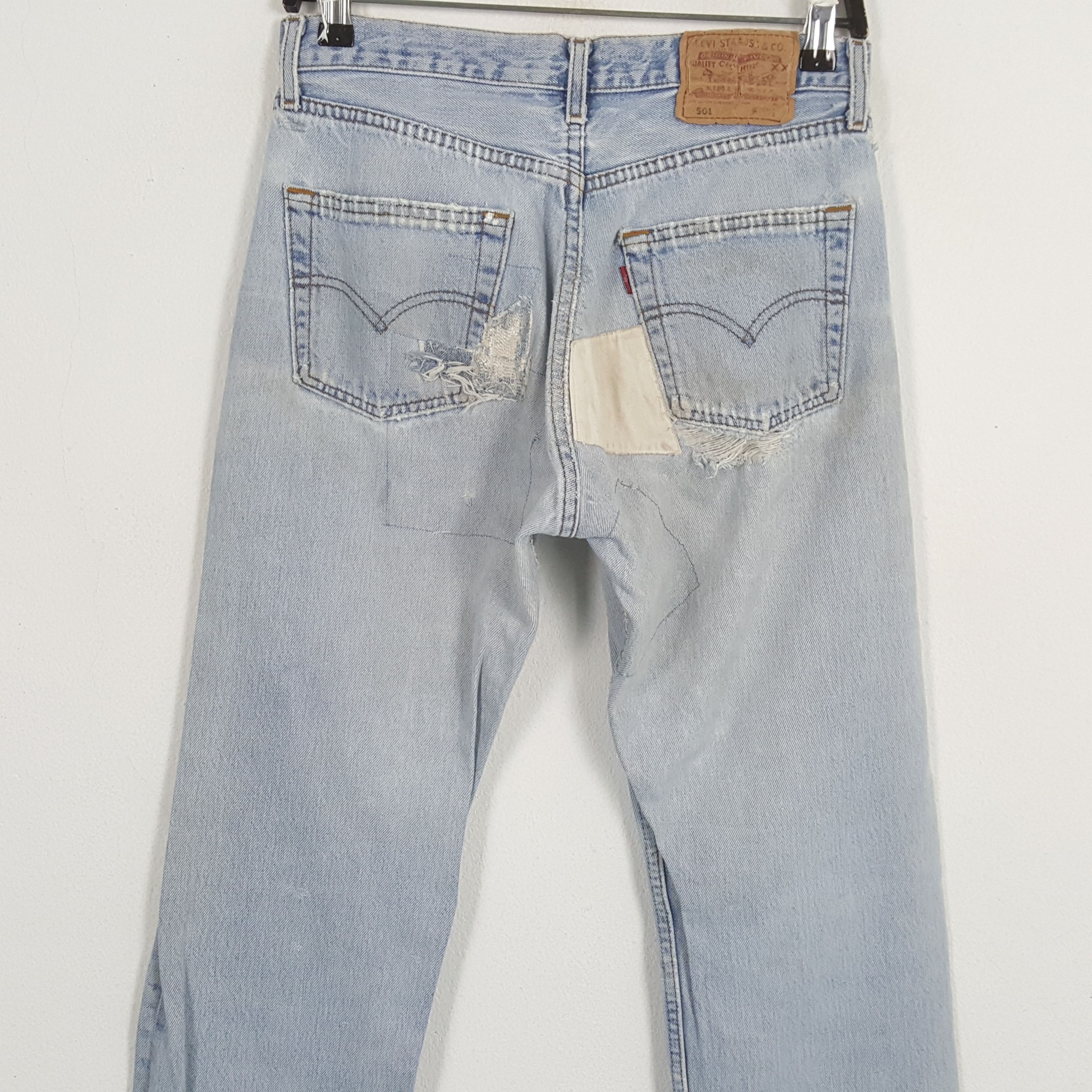 Levi's × Vintage LEVI'S Streetwear Style Distressed Jeans Size US 28 / EU 44 - 5 Thumbnail