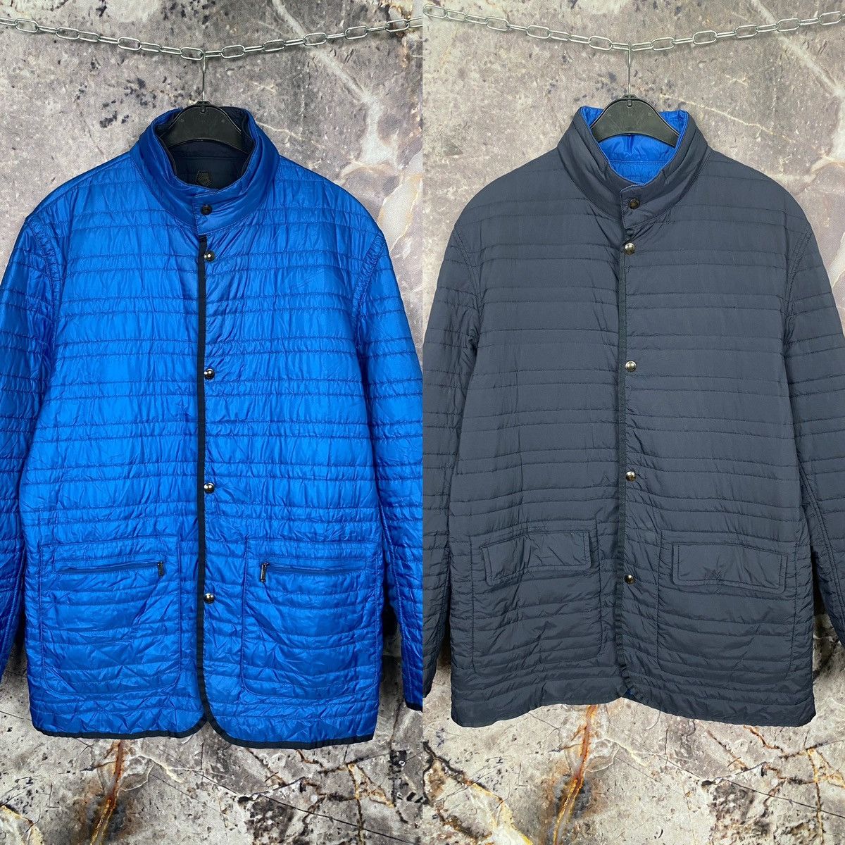 Men’s Z Zegna Reversible Jacket Luxury Rare Size XL