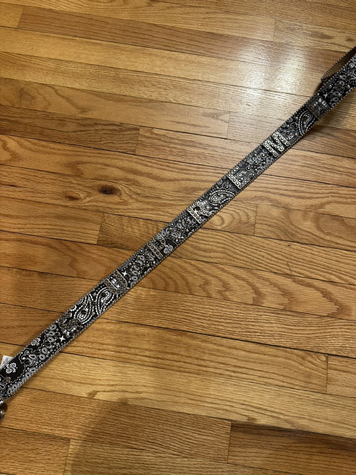 B.B. Simon × Supreme Supreme b.b. Simon Bandana Belt Black Size 34 - 1 Thumbnail