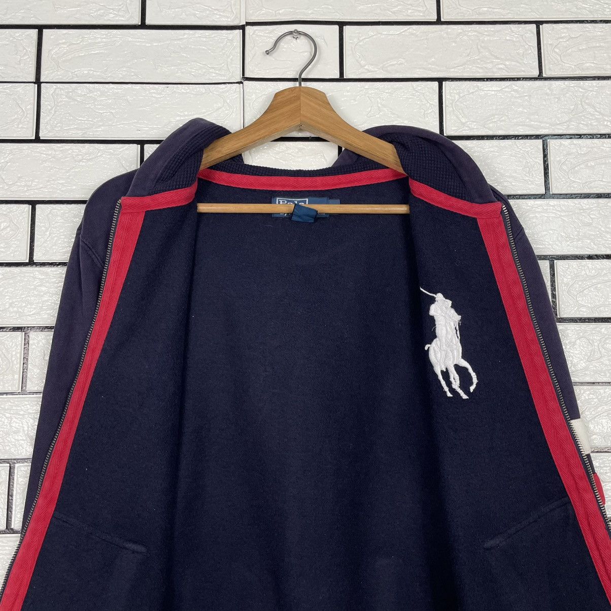 Polo Ralph Lauren Vintage Polo Ralph Lauren Zipper Hoodie Jacket Size US M / EU 48-50 / 2 - 13 Thumbnail