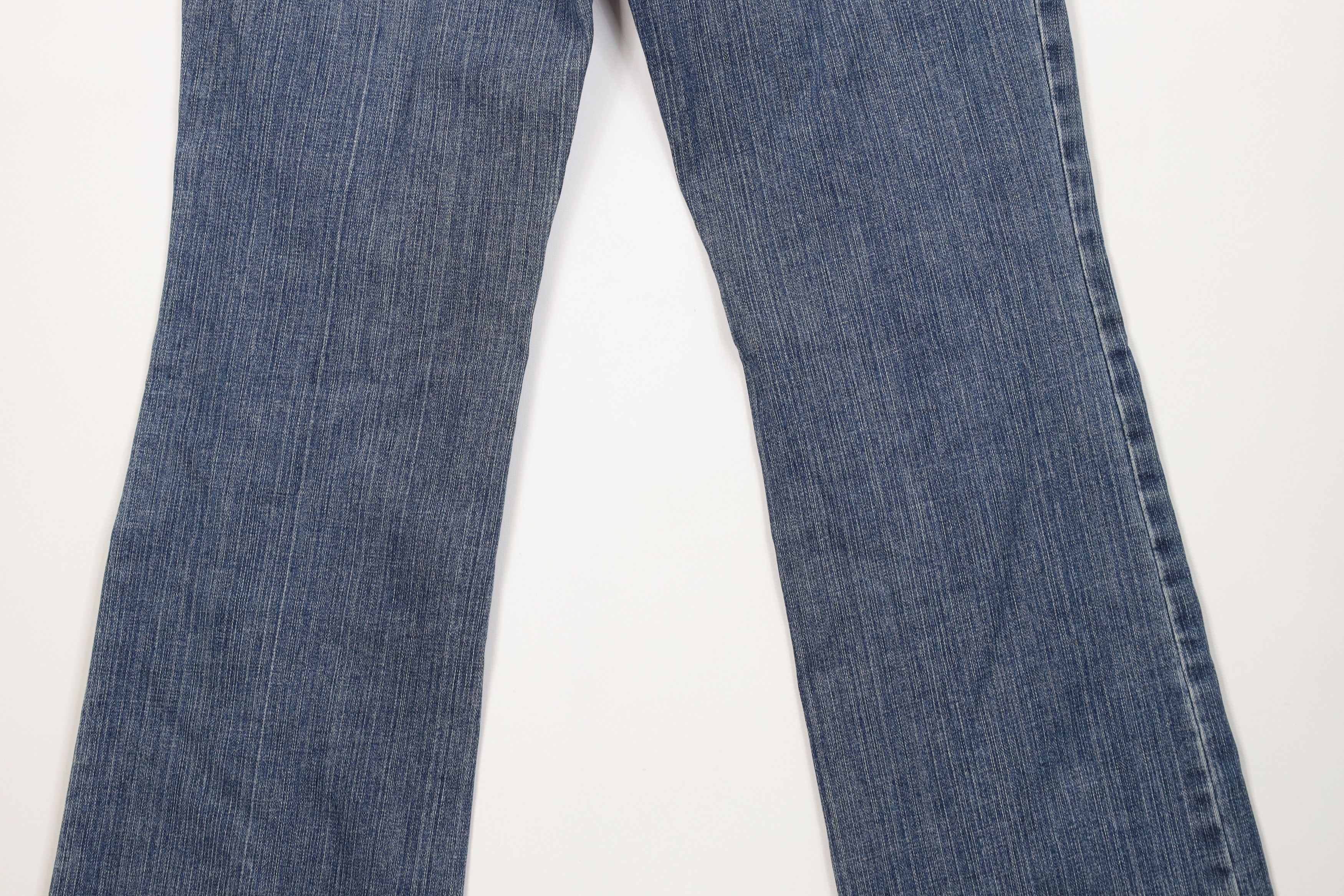 Vintage Vintage Y2K Babydoll Streetwear Wide Leg Denim Jeans Blue Size 32" / US 10 / IT 46 - 12 Thumbnail